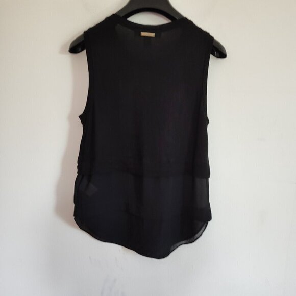 Ladies SZ P Michael Michael Kors Black Sleeveless Knit Top - Picture 3 of 5